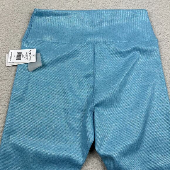 NWT Eleven Venus Williams Stay Glossy Leggings Women's XL Ice Sky 7/8 Activewear - Picture 4 of 10